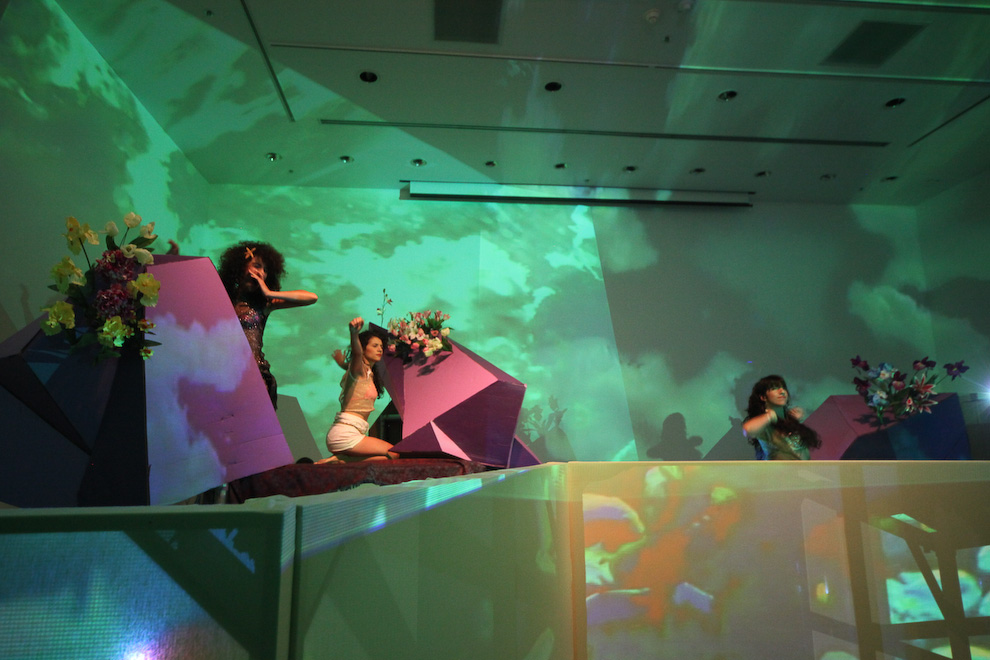 Without U Babe — TM Sisters shadow performance, Miami Art Museum
